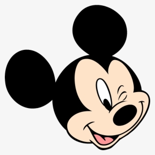 Mickey Mouse Clipart Ears - Mickey Mouse Face Png
