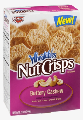 Keebler Wheatables Nut Crisps Buttery Cashew Crackers