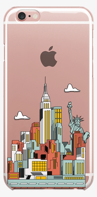 Dailyobjects New York Skyline Clear Case For Iphone - Fundas De Movil Riverdale