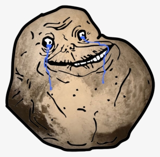 Forever Alone Pluto - Memes Forever Alone Png