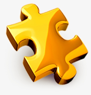 Employee Giving - Golden Puzzle Piece Png