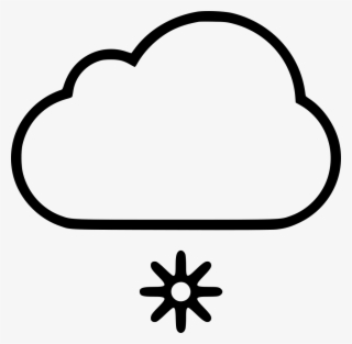 Snow Ace Cloud Comments - Rain Cloud Clipart Black And White
