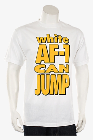 Nike Af 1 Can Jump T Shirt White - Aquaman