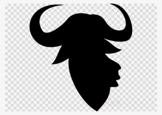 Bull And Sheep Head Silhouette Clipart Beef Cattle - Png Santa Black And White