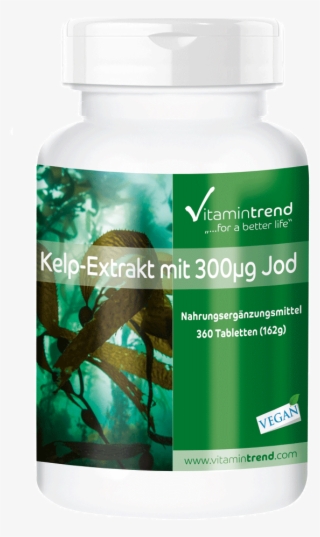 Kelp Extract With 300μg Iodine 360 Vegan Tablets, Highly - Tablet