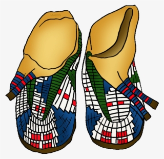 Native Americans Arts & Crafts - Native American Moccasins Clipart