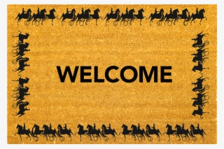 Horse And Carriage Coco Coir Doormat - Envelor Home Horse/carriage Doormat