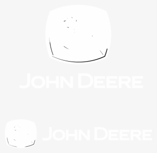 John Deere Logo Black And White - Line Art