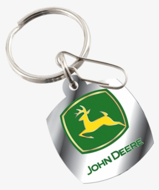 John Deere Enamel Key Chain - John Deere