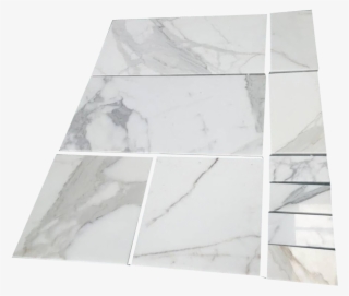 White Calacatta Marble With Gold Veins - Marble
