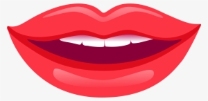 Optimized Smiling Lips Hq Cliparts - Cartoon Smiling Lips Png