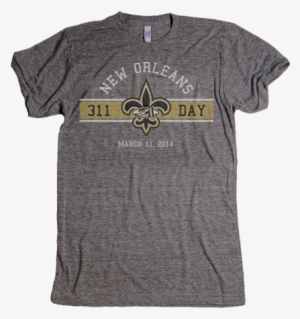 New Orleans 2014 Heather Tee - Chocolate Quote T Shirt