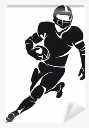 American Football Player, Silhouette Wall Mural • Pixers® - Football Silhouette