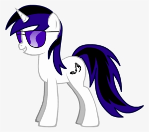 Fanmade Enigmatic Brony With Sunglasses - Cartoon