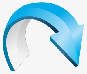 Vector Stereo Blue Circle Arrow Png Image 3750*4583 - Arrows Blue Png