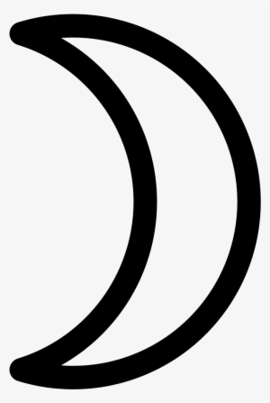Moon Symbol Crescent - Moon Astronomical Symbol