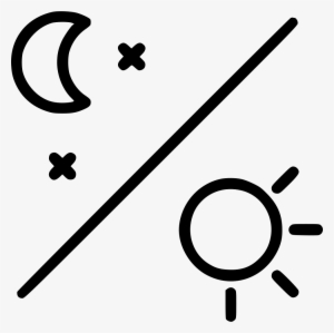Day Night Sun Moon Comments - Sun And Moon Icon Png