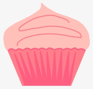 Fancy Cupcake Clipart - Pink Cupcake