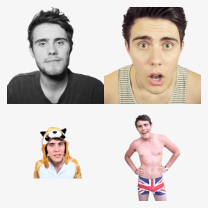 Alfie Deyes - Youtuber Transparent Faces