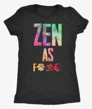 Zen As F*ck Watercolor T-shirt