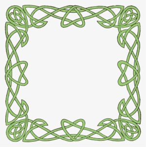 Stock Vector - Transparent Celtic Knot Border
