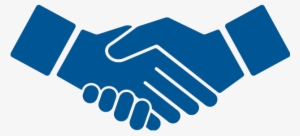 Blue Handshake Icon Wwwpixsharkcom Images Galleries - Partnership Logo