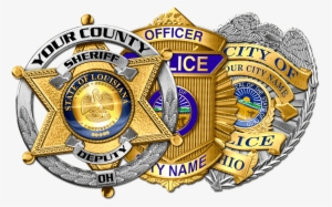 Police Clipart Batch - Police And Sheriff Badges