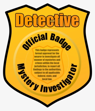 Free Detective Badge Clip Art - Detective Badge Clip Art