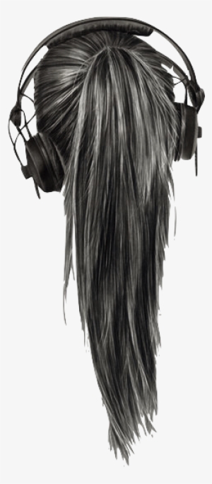 Black And White Girl Headphones Transparent Favim - Girl With Headphones Drawing