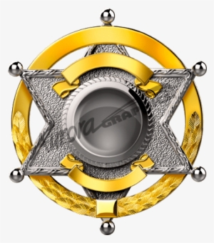 Sheriff Badge - Sheriff Badge Blank Png