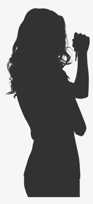 Girl Png Icon - Silhouette