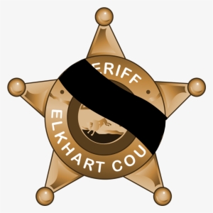 Police Memorial - Elkhart County Sheriff Department Badge
