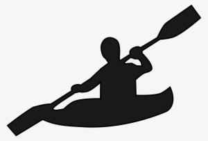 Canoe Kayak Clipart - Kayak Clipart Black And White
