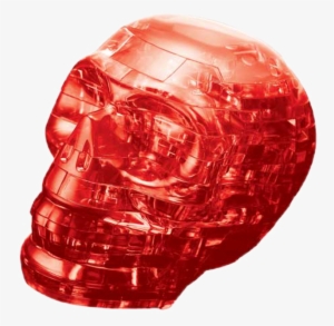 3d Crystal Puzzle - Red Skull 3d Puzzle