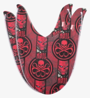 Red Skull Mix N Match Zlipperz Set - Ata-boy Marvel Hydra Insignia Iron-on Patch