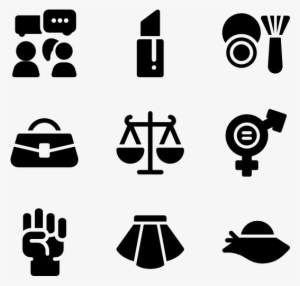 Filled Womens Day - Car Dashboard Icons Png