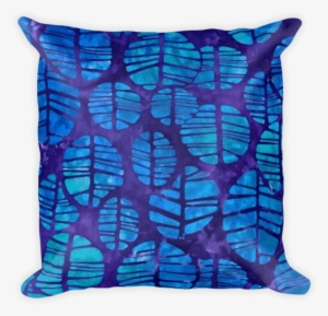 Dark And Light Aqua Blue Gradient Square Pillow - Pillow