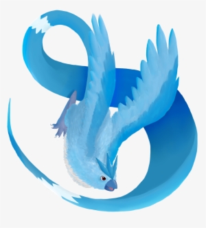 A Digital Illustration Of Articuno, A Character From - Pokemon Articuno Png