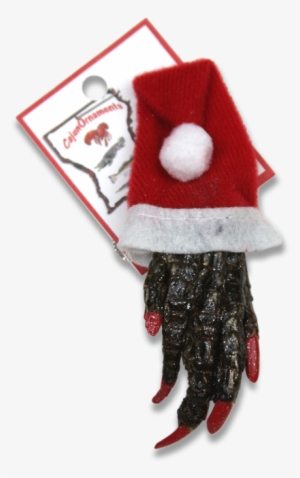 Picture Of Alligator Clause Christmas Ornament - Alligator Clause Christmas Ornament