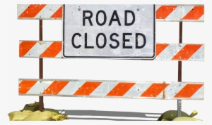 Road Closed Png Banner Transparent - Dicke Safety Reflective Roll-up Sign, 48" X 48", Road