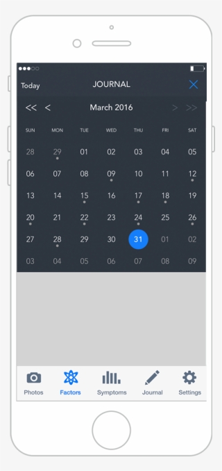 easily navigate through your history using the smart - online calendar