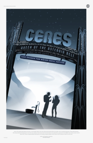 Ceres Is The Closest Dwarf Planet To The Sun - Nasa Ceres Poster