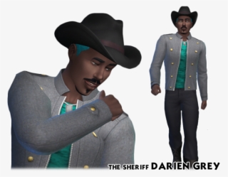 The Sims 4 The Sheriff - Sims 4 Cowboy Hat