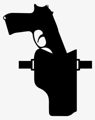 Clip Art Black And White Sidearm Holster Clip Art Library - Clip Art Gun Holster