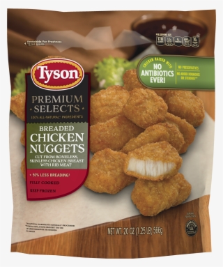 Tyson Fully Cooked Chicken Nuggets Oz Frozen Png Sleeping - Tyson Premium Selects Grilled Chicken Nuggets