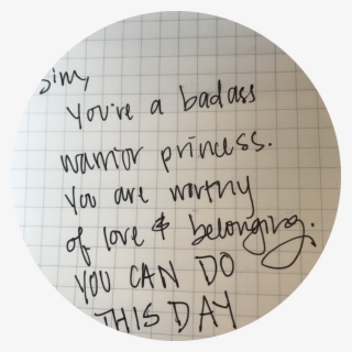 Note - Handwriting