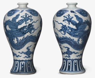 <em>pair Of Vases</em>, Chinese, Mark Of Xuande - Ming Vase Transparent
