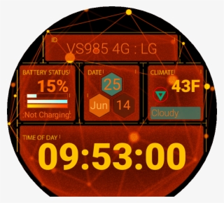 Evangelion Watch Face Preview