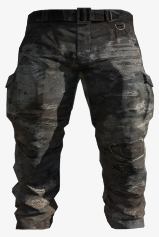Black Cargo Pants Model - Cargo Pants Png
