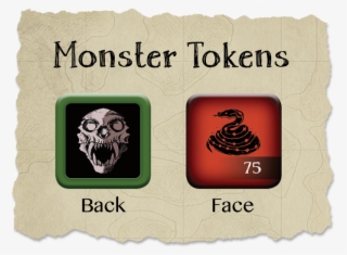 A Monster Token Is Flipped Faceup When It Shares A